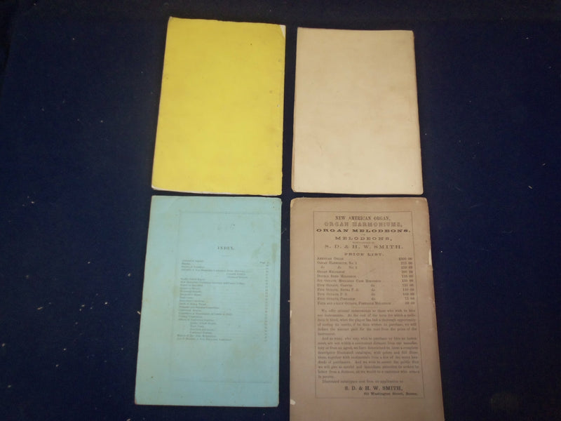 1853-1860 NW HAMPSHIRE METHODIST EPISCOPAL CHURCH MINUTES - LOT OF 4 - J 4750
