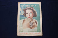1951 AUGUST 3 DANSK FAMILIE BLAD MAGAZINE- GENE TIERNEY - DANISH COVER - E 23630