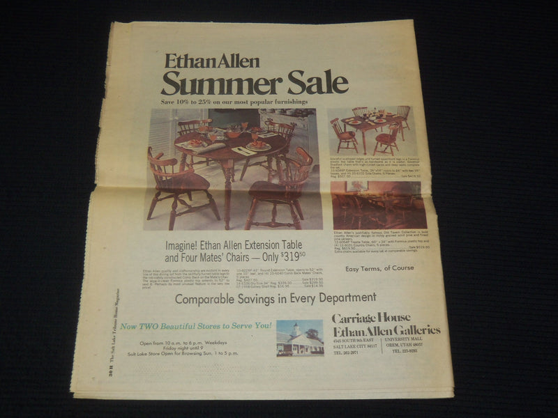 1977 AUGUST 14-20 SALT LAKE TRIBUNE TV WEEK - J. T. KALLIKAK COVER - K 2171