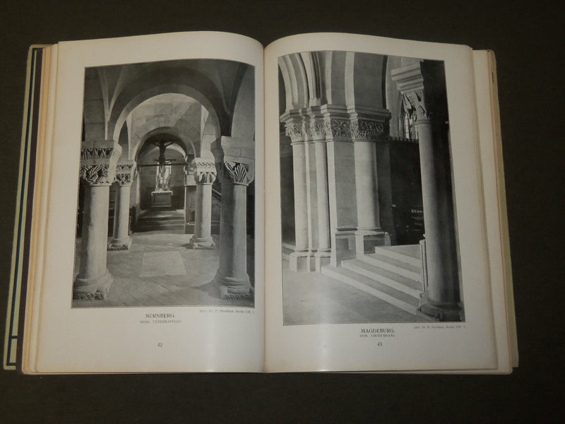 1912 DEUTSCHE DOME DES MITTELALTERS GERMAN BOOK BY WILHELM PINDER - J 3676