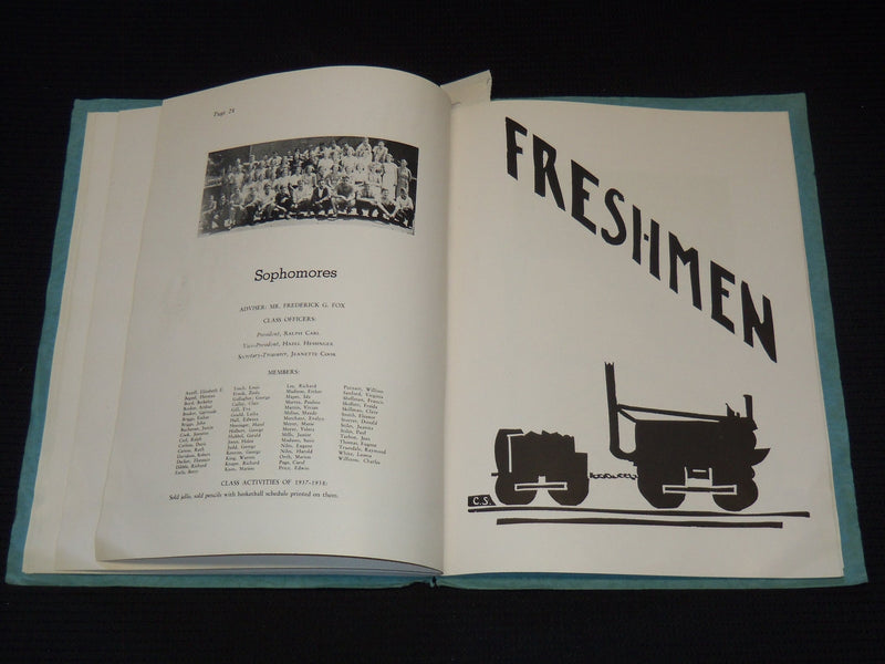 1938 ACORNS DEPOSIT HIGH SCHOOL YEARBOOK - SOFTCOVER - DEPOSIT NEW YORK - J 8030
