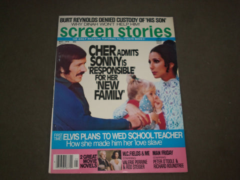 1976 MAY SCREEN STORIES MAGAZINE - SONNY & CHER COVER - M 189