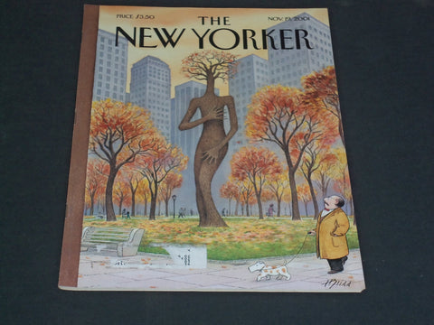 2001 NOVEMBER 19 THE NEW YORKER MAGAZINE - ILLUSTRATED COVER - NY 1935