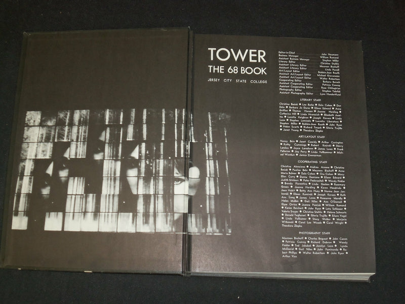 1968 TOWER JERSEY CITY STATE COLLEGE YEARBOOK - JERSEY CITY, NJ - YB 1912