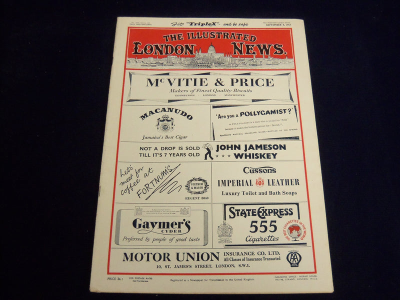 1954 SEPTEMBER 4 ILLUSTRATED LONDON NEWS MAGAZINE - THE RHINO VEHICLE - E 8120
