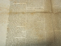 1833-1834 PORTLAND ADVERTISER OF MAINE NEWSPAPER LOT OF 9 ISSUES - NP 3297I