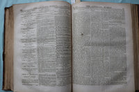 1852 JULY-DECEMBER THE LITERARY WORLD BOUND VOLUME - HAWTHORNE-WEBSTER - KD 9719