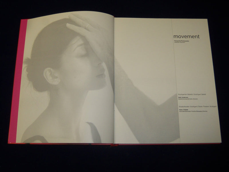 1999 MOVEMENT STUTTGARTER BALLETT BOOK - PHOTOS BY JOHANNES SEYERLEIN - KD 5697