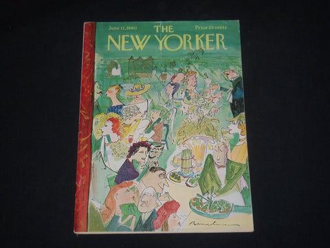 1960 JUNE 11 THE NEW YORKER MAGAZINE - ILLUSTRATED COVER - NY 723