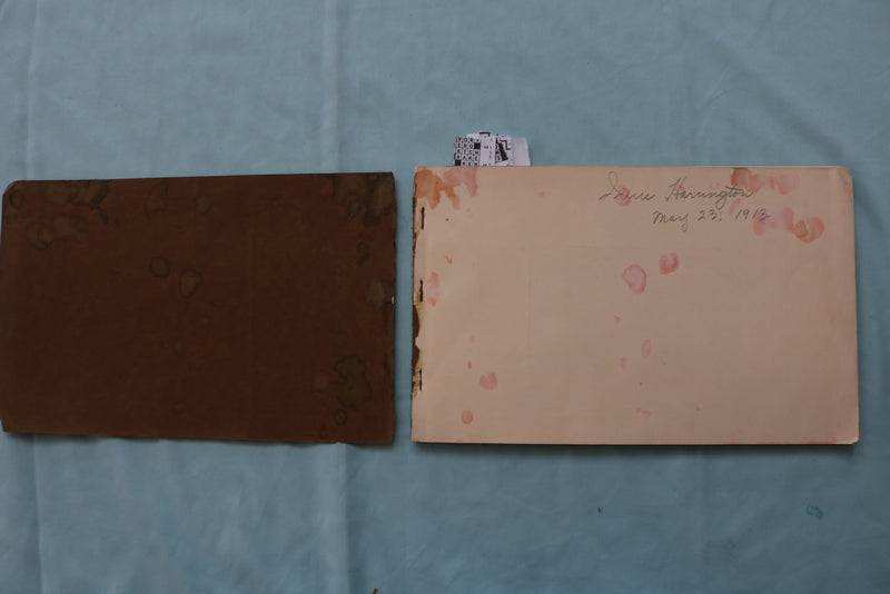 1911-1913 THE POW-WOW CALDWELL HIGH SCHOOL YEARBOOK - IDAHO - LOT OF 2 - K 2580