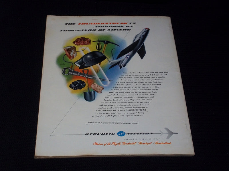 1954-1955 AIR PROGRESS MAGAZINE - COMPOUND HELICOPTERS FRONT COVER - E 5314
