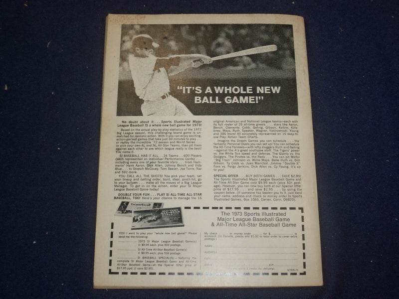 1973 SPORTS ALL STARS BASEBALL MAGAZINE-STEVE CALRTON- ROBERTO CLEMENTE -ST 6791