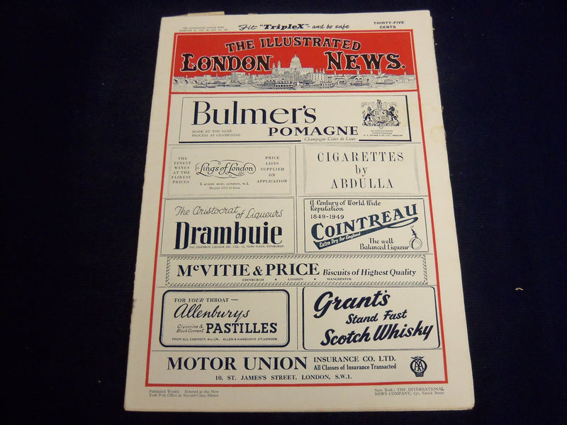 1950 FEBRUARY 25 ILLUSTRATED LONDON NEWS MAGAZINE - - E 8130
