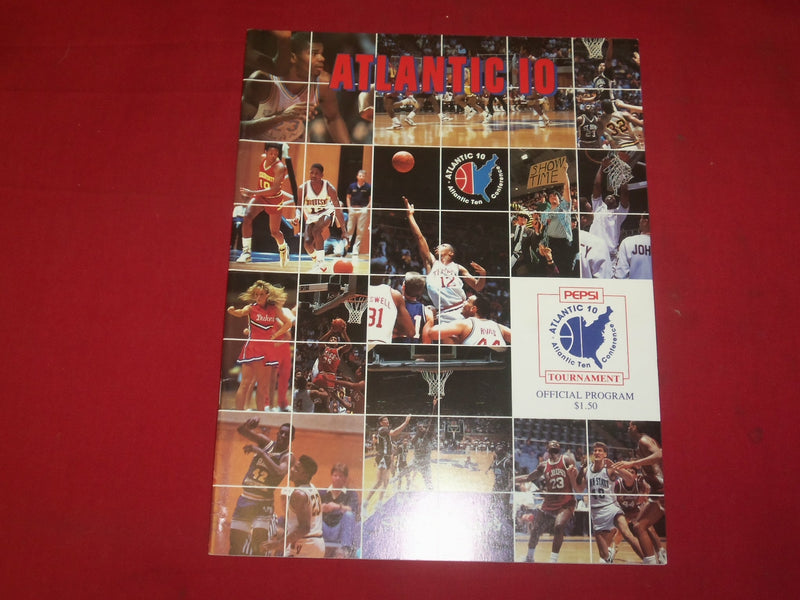 1989 ATLANTIC 10 PEPSI TOURNAMENT PROGRAM - J 4262