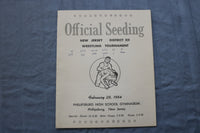 1963-1964 PHILLIPSBURG HIGH SCHOOL WRESTLING PROGRAMS - LOT OF 2 - K 714