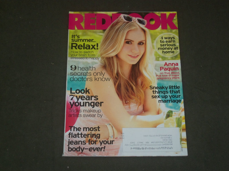 2012 AUGUST REDBOOK MAGAZINE - ANNA PAQUIN COVER - B 1572