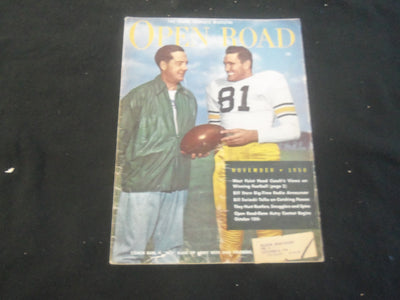 1950 NOVEMBER OPEN ROAD MAGAZINE - EARL H. 'RED'BLAIK & DAN FOLDBERG - B 5530H