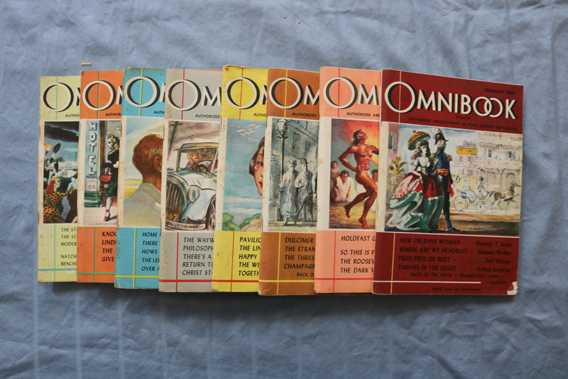1944-1949 OMNIBOOK CURRENT BEST SELLERS MAGAZINE - LOT OF 37 - O 3885