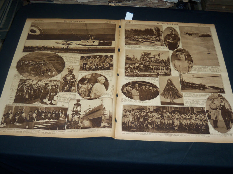 1920 JUNE 13 NEW YORK TIMES PICTURE SECTION - REPUBLICAN CONVENTION - NT 8789
