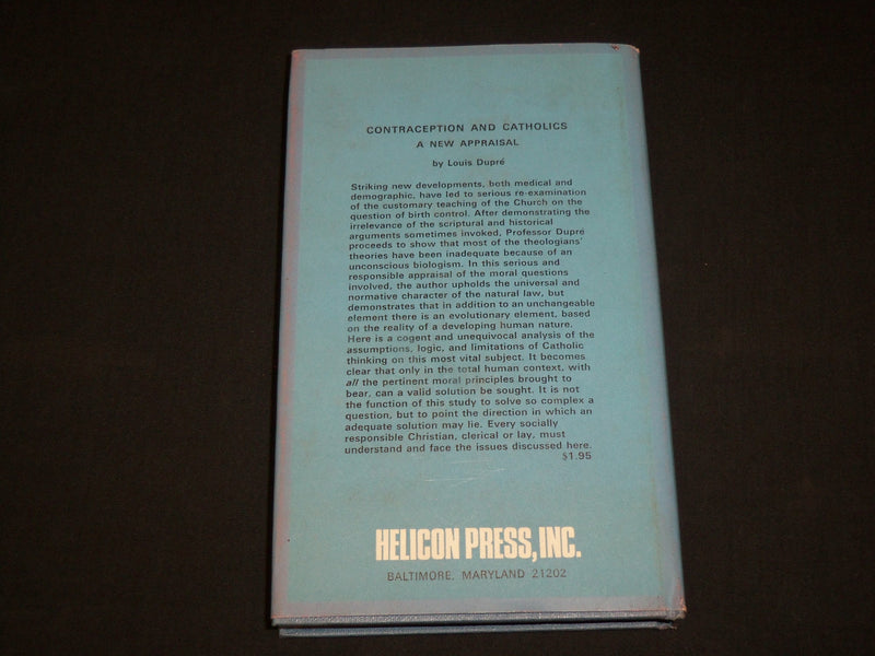 1964 THE PILL AND BIRTH REGULATION HARDCOVER BOOK EDITED BY LEO PYLE - KD 6468
