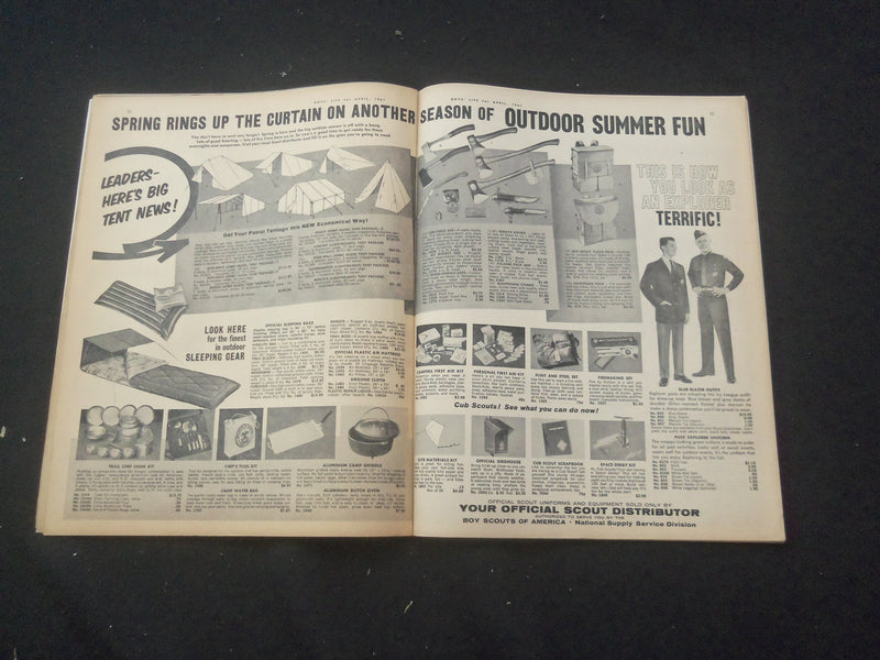 1961 APRIL BOYS' LIFE MAGAZINE - BIG FISHING ISSUE - ST 3770L