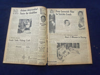 1958 JUNE 13 BOSTON RECORD AMERICAN NEWSPAPER-ADAMS ADMITS HELP GOLDFINE-NP 6272