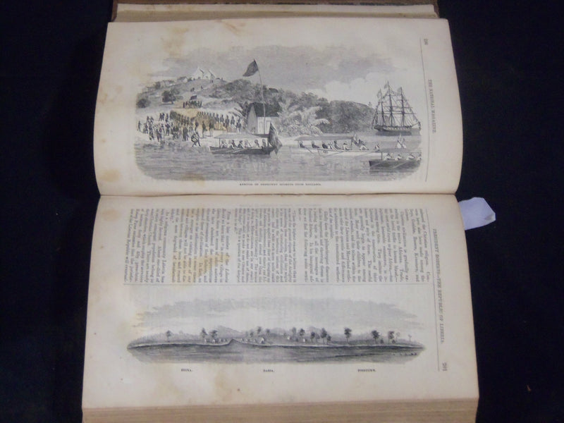 1853-1858 THE NATIONAL MAGAZINE BOUND VOLUME LOT OF 5 - NICE ILLUS. - KD 2011