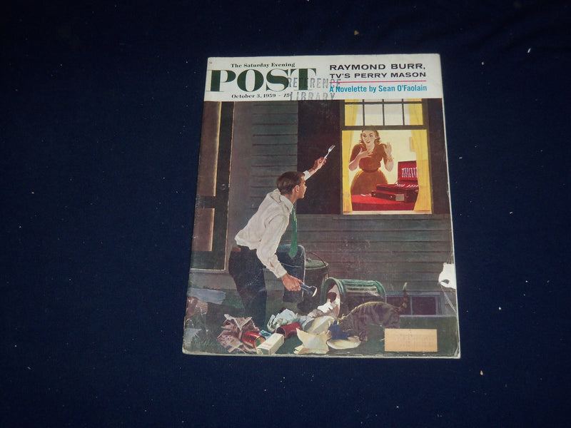 1959 OCTOBER 3 THE SATURDAY EVENING POST MAGAZINE - ILLUSTRATED COVER - SP 5705