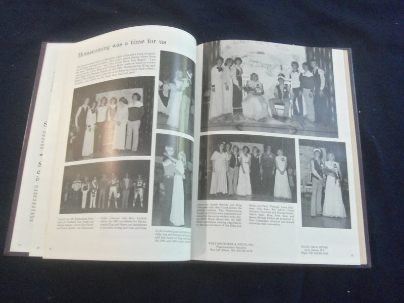 1982 PIRATEER PETERSBURG HIGH SCHOOL YEARBOOK - PETERSBURG, NEBRASKA - YB 2832