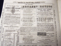1869 JANUARY 2 BOSTON THEATRE ANNOUNCEMENT - SCALP HUNTERS - DAVENPORT - J 5393