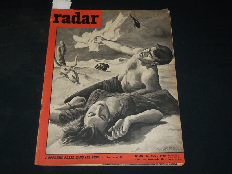 1960 AUGUST 12 RADAR FRENCH MAGAZINE - COLOR COMICS - ST 531H