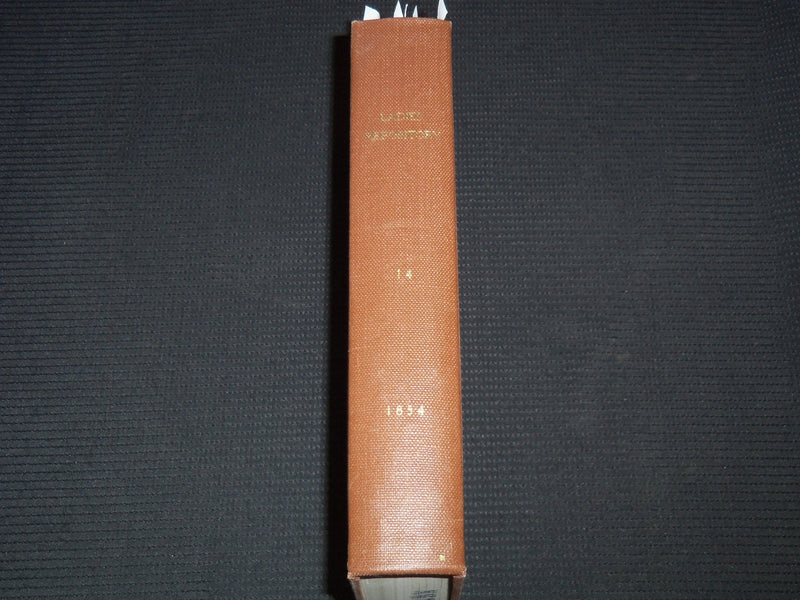 1854 THE LADIES' REPOSITORY MAGAZINE BOUND VOLUME - NICE ENGRAVINGS - KD 7884