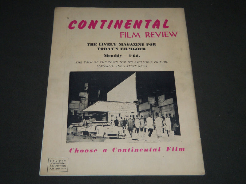 1959 MAY 29 STUDIO CONTINENTAL MAGAZINE - NICE COVER - ST 4868