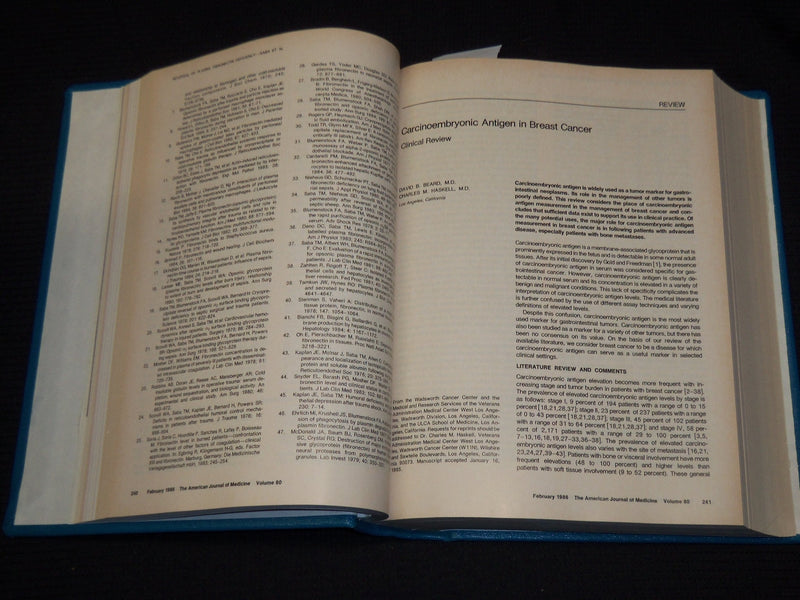 1983-1986 AMERICAN JOURNAL OF MEDICINE & SUPPLEMENTS VOLUMES LOT OF 7 - KD 1B