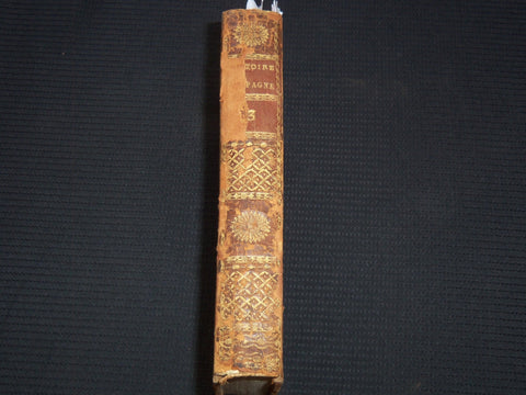 1808 HISTOIRE D'ESPAGNE BY P. C. BRIAND VOLUME NO. 3 - FRENCH - KD 7671