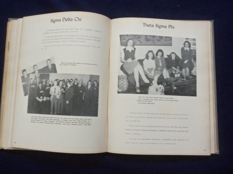 1947 SENTINAL UNIVERSITY OF MONTANA YEARBOOK - MISSOULA, MONTANA - YB 3108