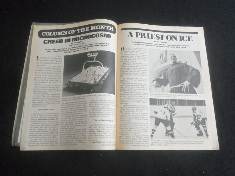 1974 MAY ACTION SPORTS HOCKEY MAGAZINE - HOWIE MORENZ COVER - B 6235O