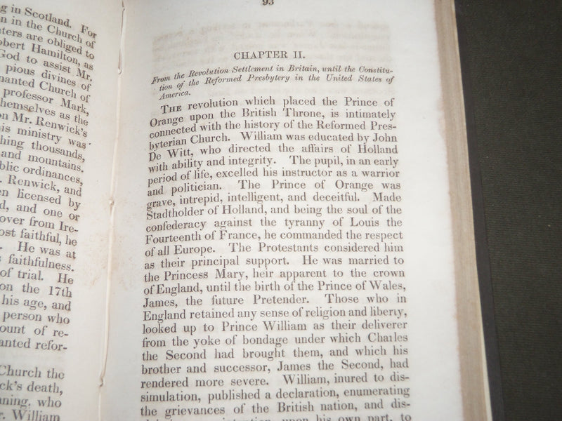 1852 REFORMATION PRINCIPLES EXHIBITIED BY PRESBYTERIAN CHURCH BOOK - KD 4946