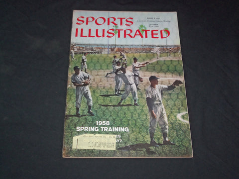 1958 MARCH 3 SPORTS ILLUSTRATED MAGAZINE - SPRING TRAINING - SP 8872