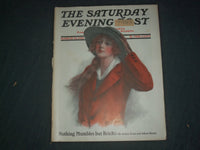 1915 MARCH 13 THE SATURDAY EVENING POST MAGAZINE - ILLUSTRATED COVER - SP 2470X