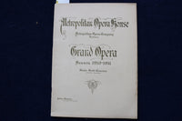 1910 DEC 10 METROPOLITAN OPERA HOUSE - FAUST PROGRAM - FARRAR-PODESTI - K 1609