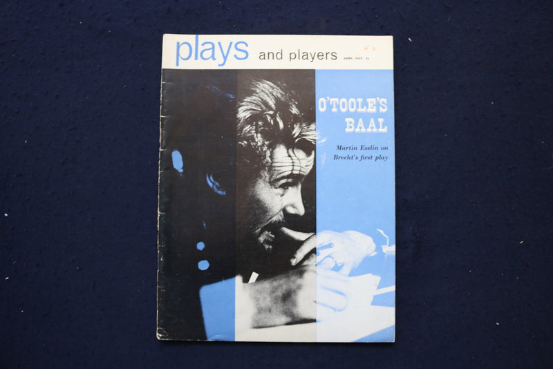 1963 APRIL PLAYS AND PLAYERS MAGAZINE - PETER O'TOOLE COVER - E 18861