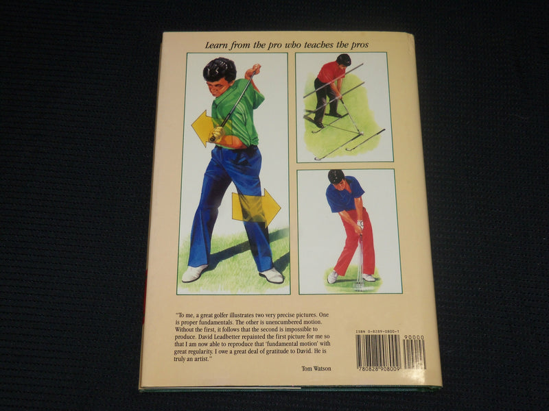 1990 THE GOLF SWING HARDCOVER BOOK BY DAVID LEADBETTER - R 710O