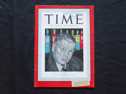 1941 SEPTEMBER 15 TIME MAGAZINE - HAROLD ICKES - T 781
