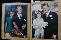 1940'S HOLLYWOOD SCRAPBOOK - HUMPHREY BOGART-CLARK GABLE-FRANK SINATRA - E 24930