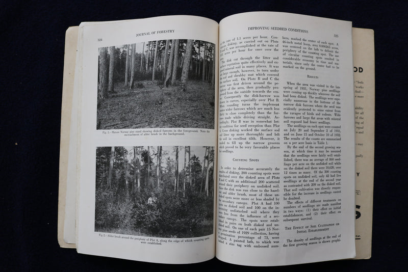 1932-1933 JOURNAL OF FORESTRY MAGAZINE - LOT OF 4 + 1931 SUPP/INDEX - O 3428
