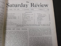 1920 SATURDAY REVIEW 2 BOUND VOLUMES - COMPLETE YR- PUBLISHED IN LONDON - R 1129