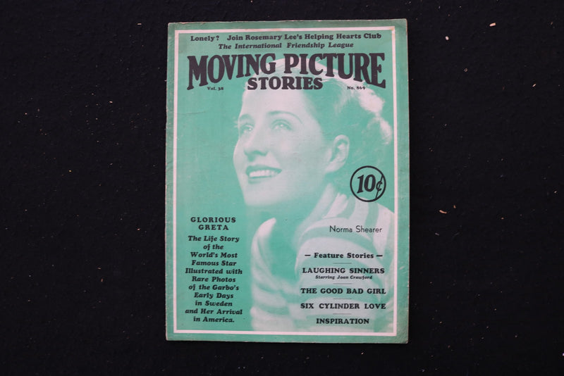 1931 JUNE 19 MOVING PICTURE STORIES MAGAZINE - NORMA SHEARER COVER - E 25873