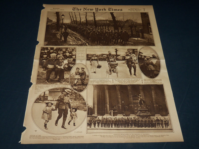 1918 AUGUST 4 NEW YORK TIMES PICTURE SECTION - DR. STEPHENS WEISS - NT 8810