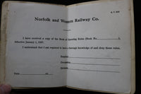 1960'S-1980'S NORFOLK AND WESTERN-SOUTHERN -SAFETY MANUALS - LOT OF 16 - O 3674